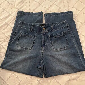 D. Jeans Mid-Rise Straight Leg Denim Women's Size 14